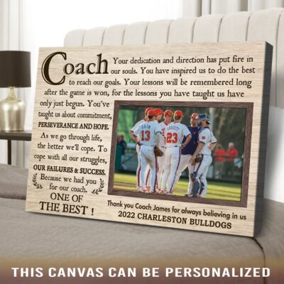 custom best coach gift coach appreciation custom coach picture canvas print 02