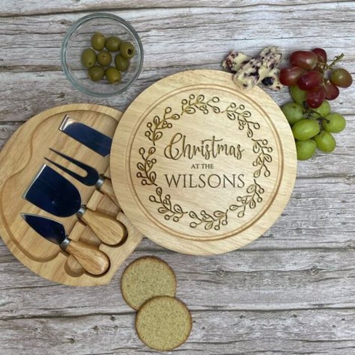 Cheese board and knives for a practical present