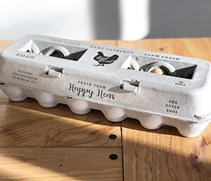 Hand Gathered Egg Cartons: Cute Presents For Farmer Dad