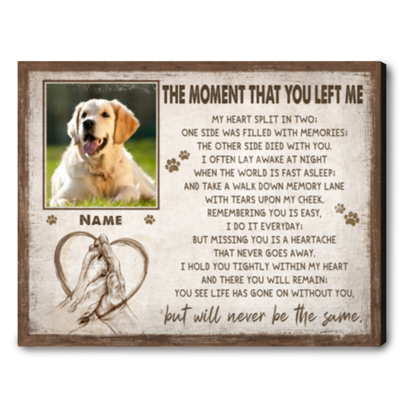 Memorial Gift Ideas For Loss Of Pet Gift For Grieving Dog Owner