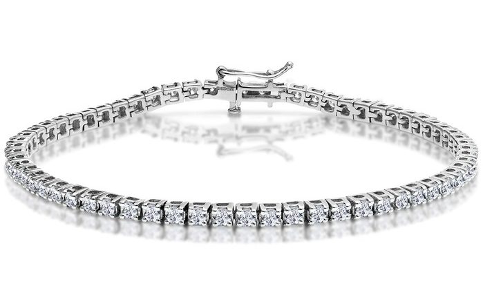 luxury engagement gifts - Diamond Tennis Bracelet