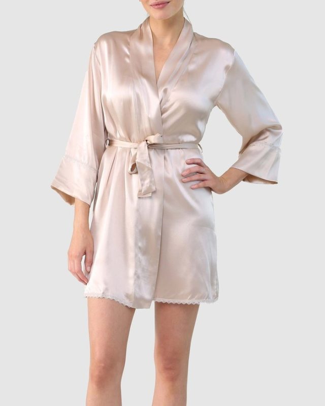 Luxury Engagement Gifts - Washable Silk Robe