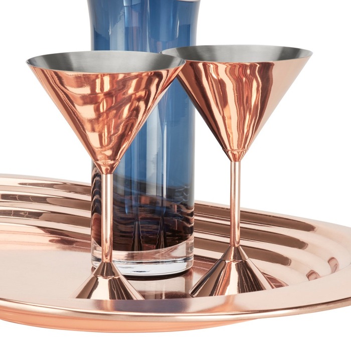 luxury engagement gifts - Tom Dixon Martini Glasses