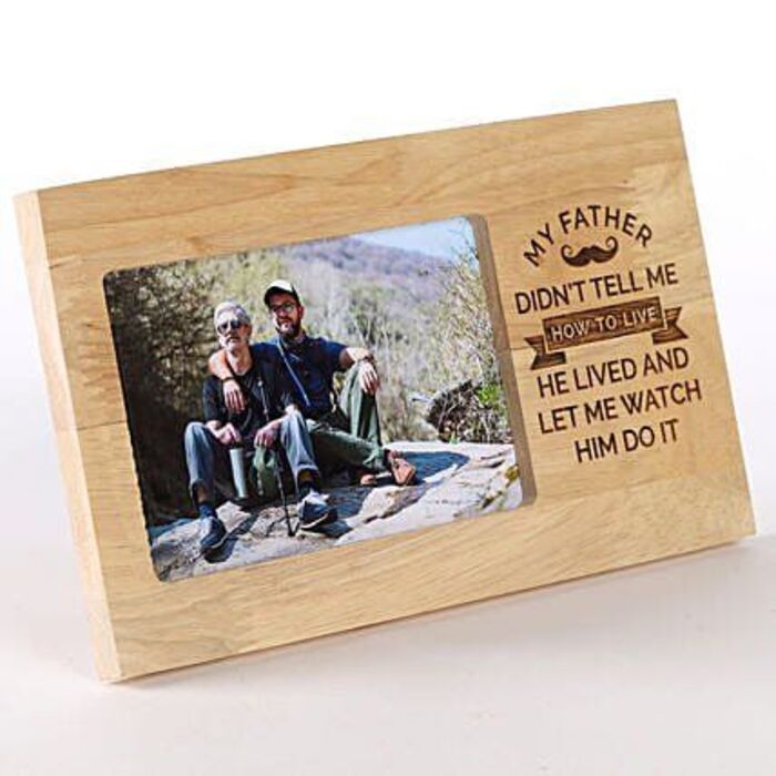 Custom picture frame: best gifts for step dad