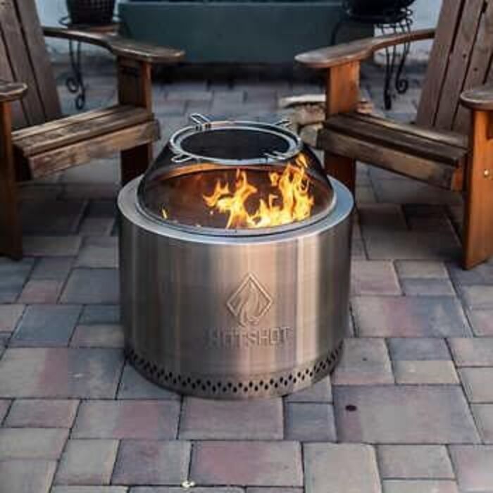 Burning fire pit: cool gifts for stepdad