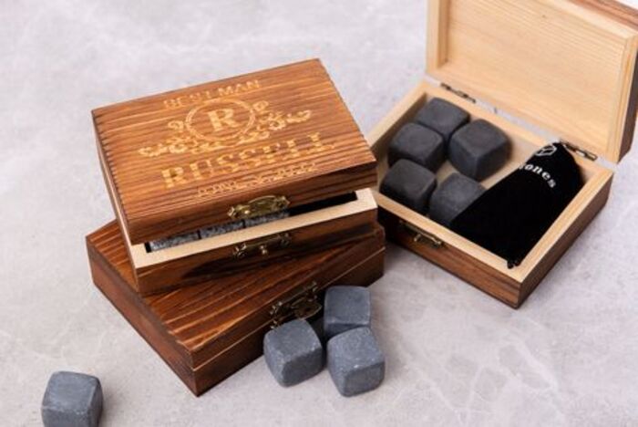 Whiskey stones set: cool stepped-up dad gifts