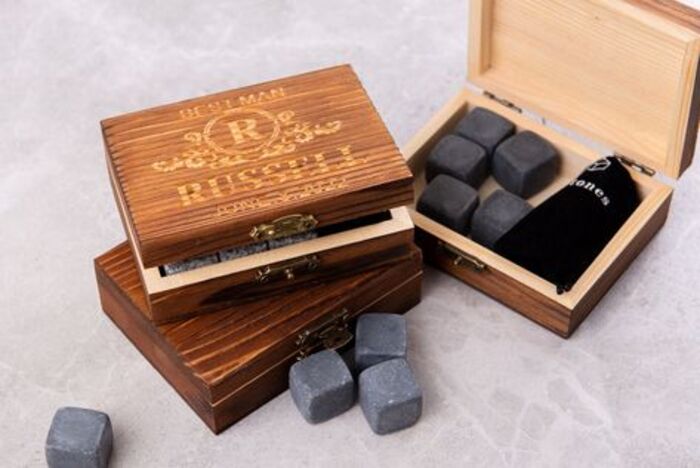 Whiskey Stones Set: Cool Stepped-Up Dad Gifts