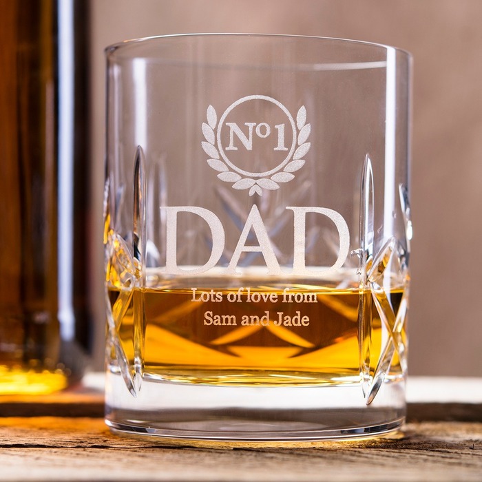 gifts for expecting dads - Dad whisky glass