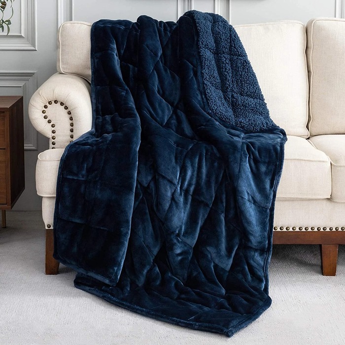 gifts for expecting dads - Weighted Throw Blanket