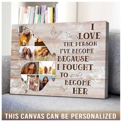 inspirational gift for her custom photo collage canvas prints 04