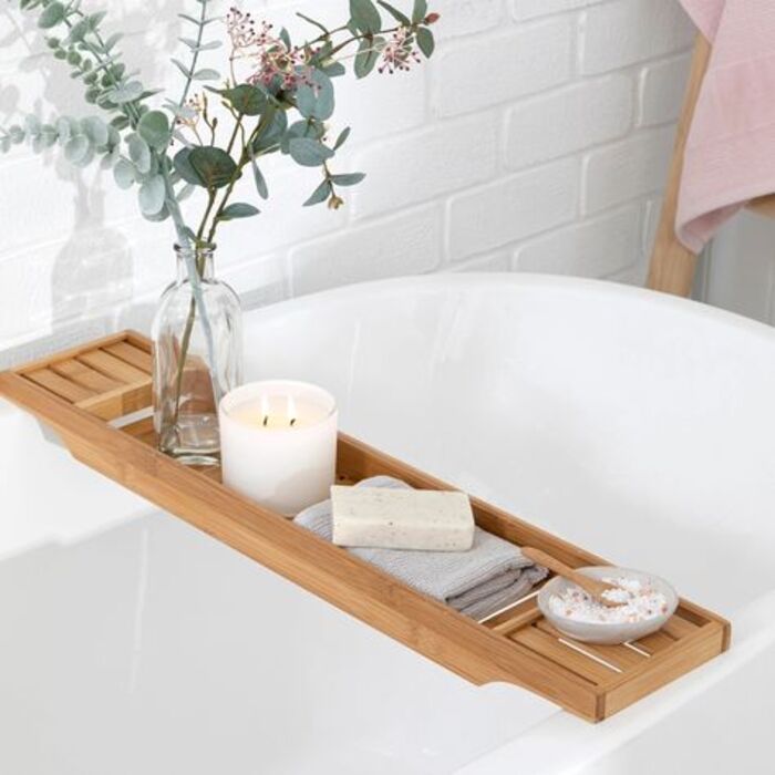 Bath Tray Caddy For Lady Friend