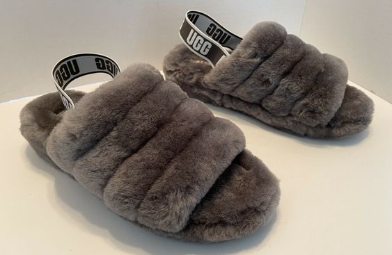 Shearling Slingback Sandal