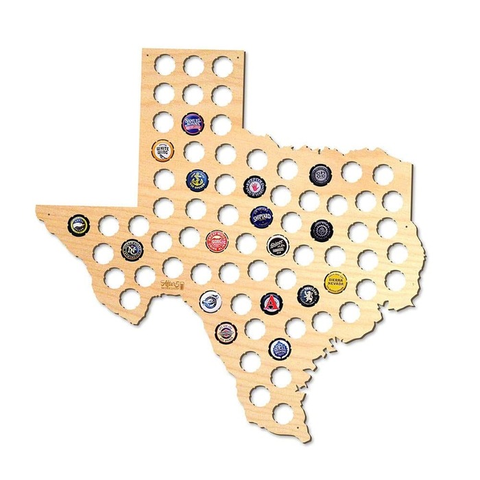 Good gifts for uncles - Beer Cap State Map