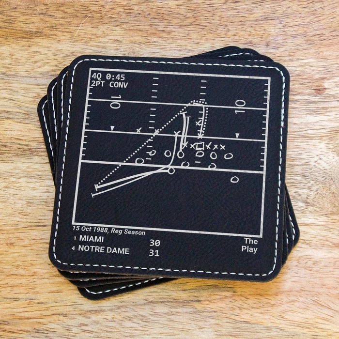 Gift ideas for uncle - Football Play Coasters