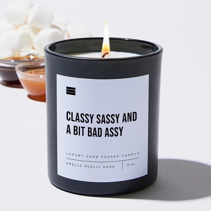 Funny retirement gifts - Sassy Candle