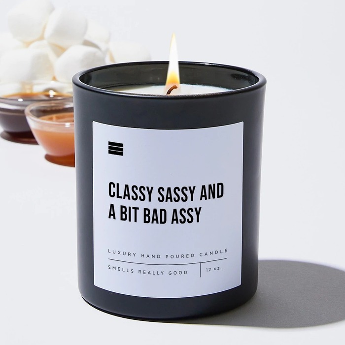 Retirement Gag Gifts - Sassy Candle