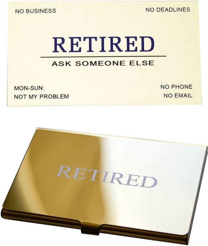 Retired Business Cards