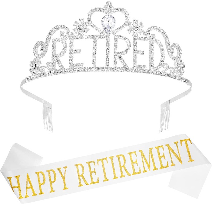 Funny Retirement Gifts - Retirement Tiara