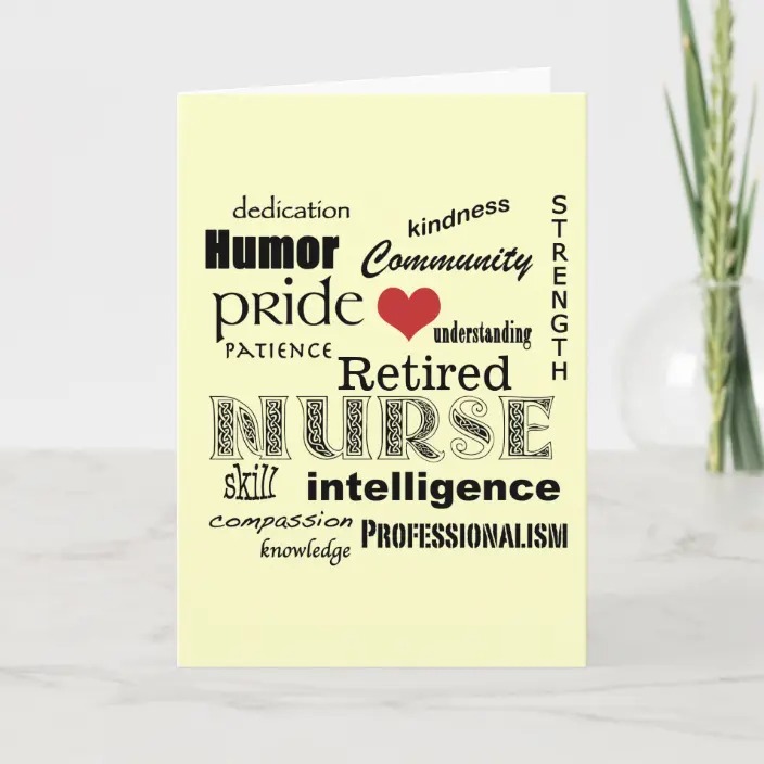 Funny Retirement Gifts - Retirement Card For Nurse