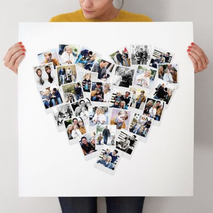 Snapshot mix heart photo art