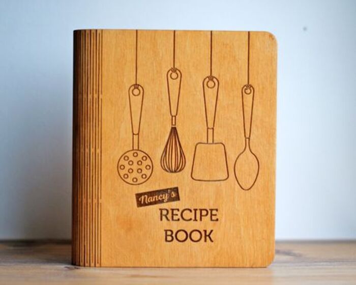 Recipe book for a meaningful engagement gift