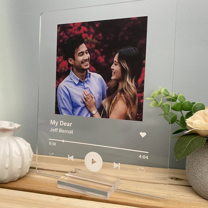 LED Music Plaque - Anniversary Gift Ideas For Girlfriend
