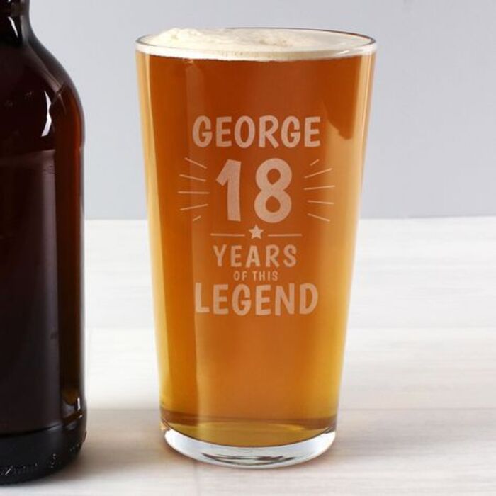 Legend Beer Glass: Unique Retirement Gifts For Principals