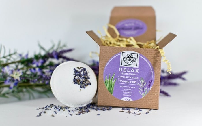 Calming bath bombs for host of engagement party