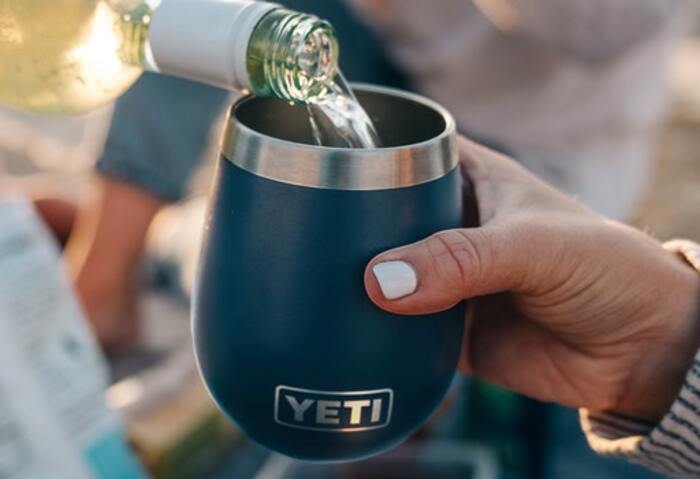 Yeti wine tumbler: best hostess gifts for engagement party