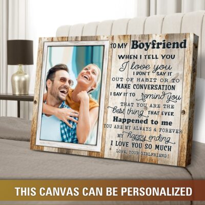 best gift ideas for boyfriend customized photo canvas wall art for boyfriend 04
