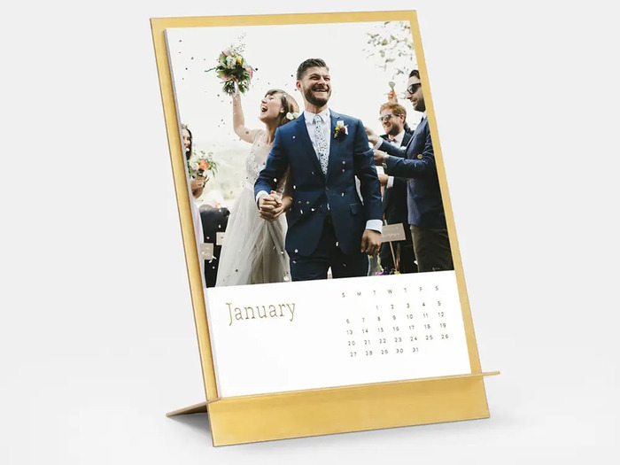 Last Minute Engagement Gifts - Personalized Photo Calendar