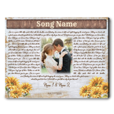 Personalized wedding song