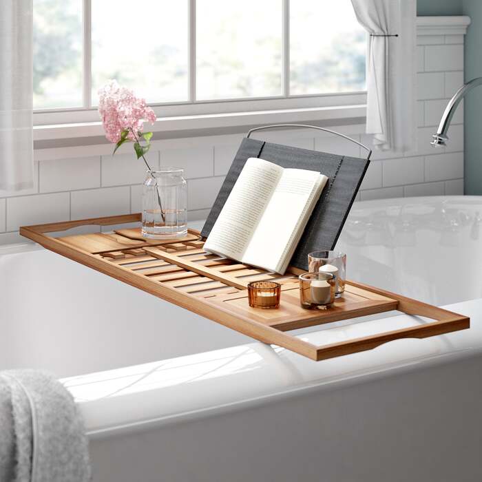 Bathtub Tray Caddy For Grandparents At Wedding