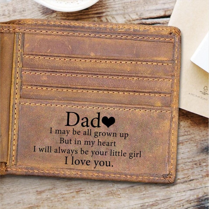 Best gifts for new dad - Personalized Men's Wallet