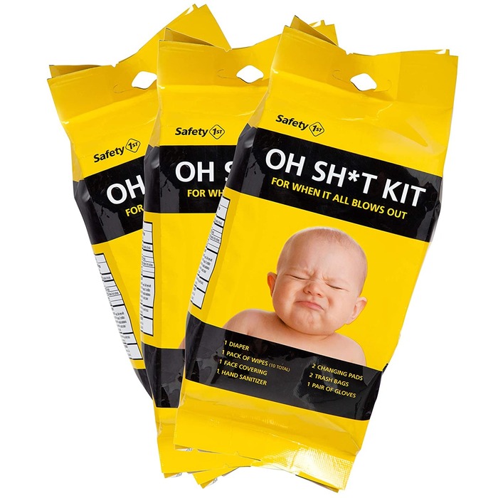 Sentimental New Dad Gifts - Safety 1St Oh Shit Kit