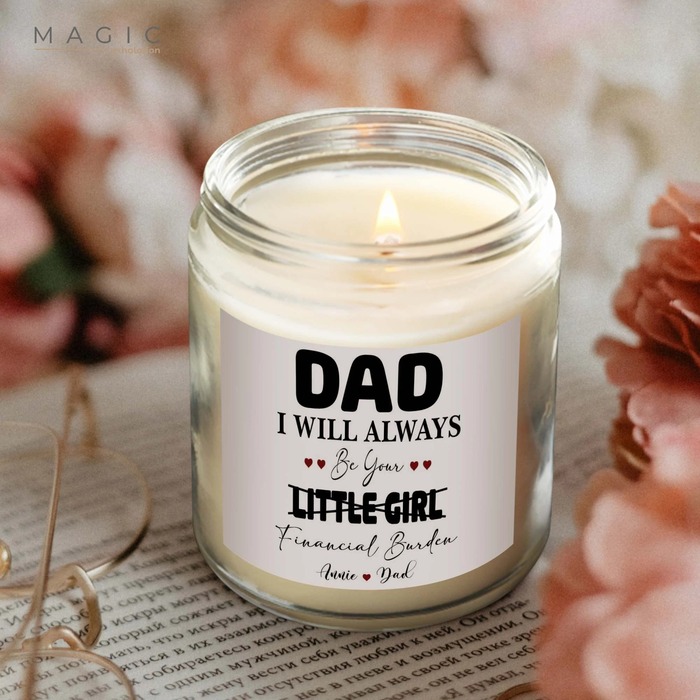 Best gifts for new dad - The Burnt Roseshop DILF Candle