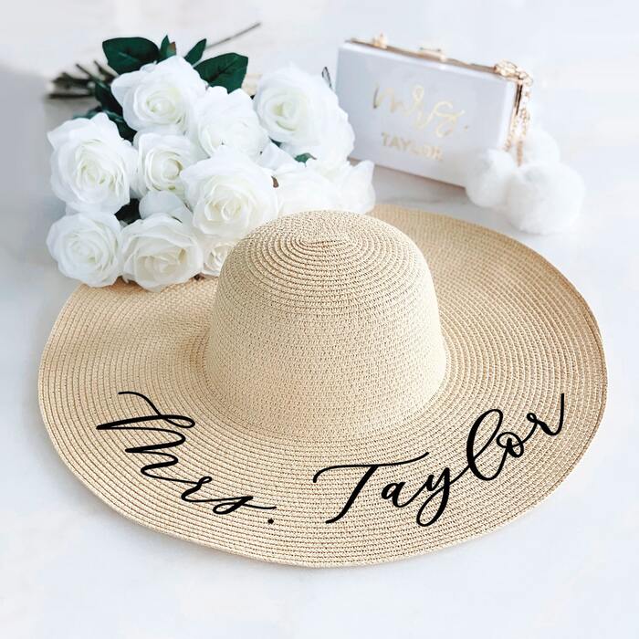 Bride hat: unique gift and bachelorette gift