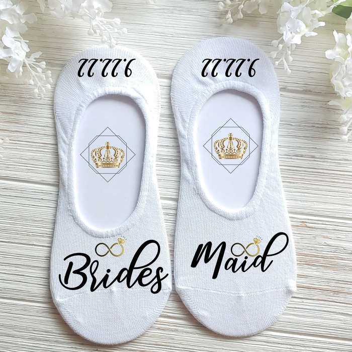 Bride Slippers and Bridesmaid Slippers – Bride Gifts for Bridal Shower, Bachelorette Party, Engagement Party, Wedding Day, etc. – Cozy White Fur