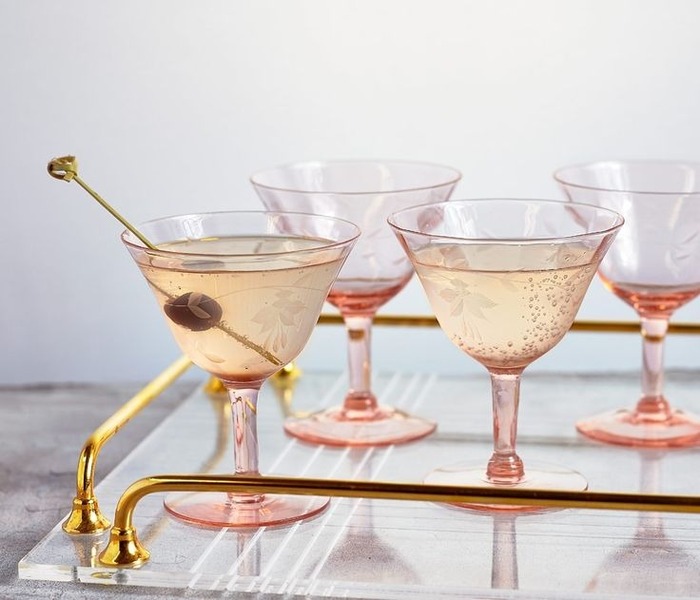 Unique cocktail glasses -  bachelorette party gift and great gift idea.