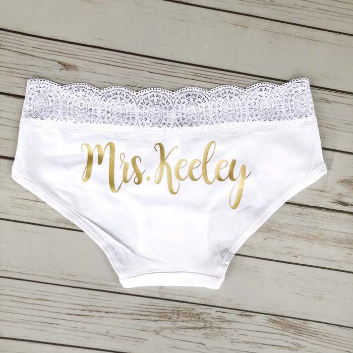 Custom Panties For Bride'S Bachelorette