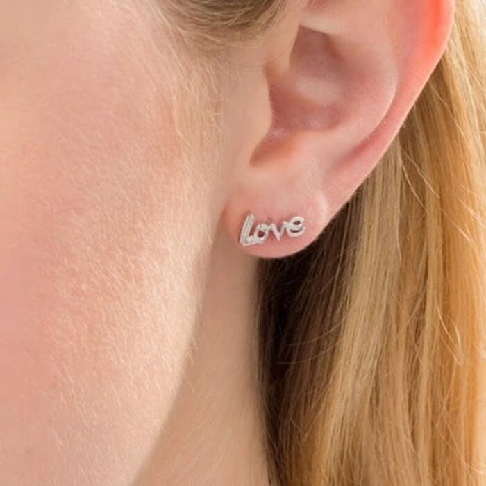 Love earrings for a unique bachelorette present