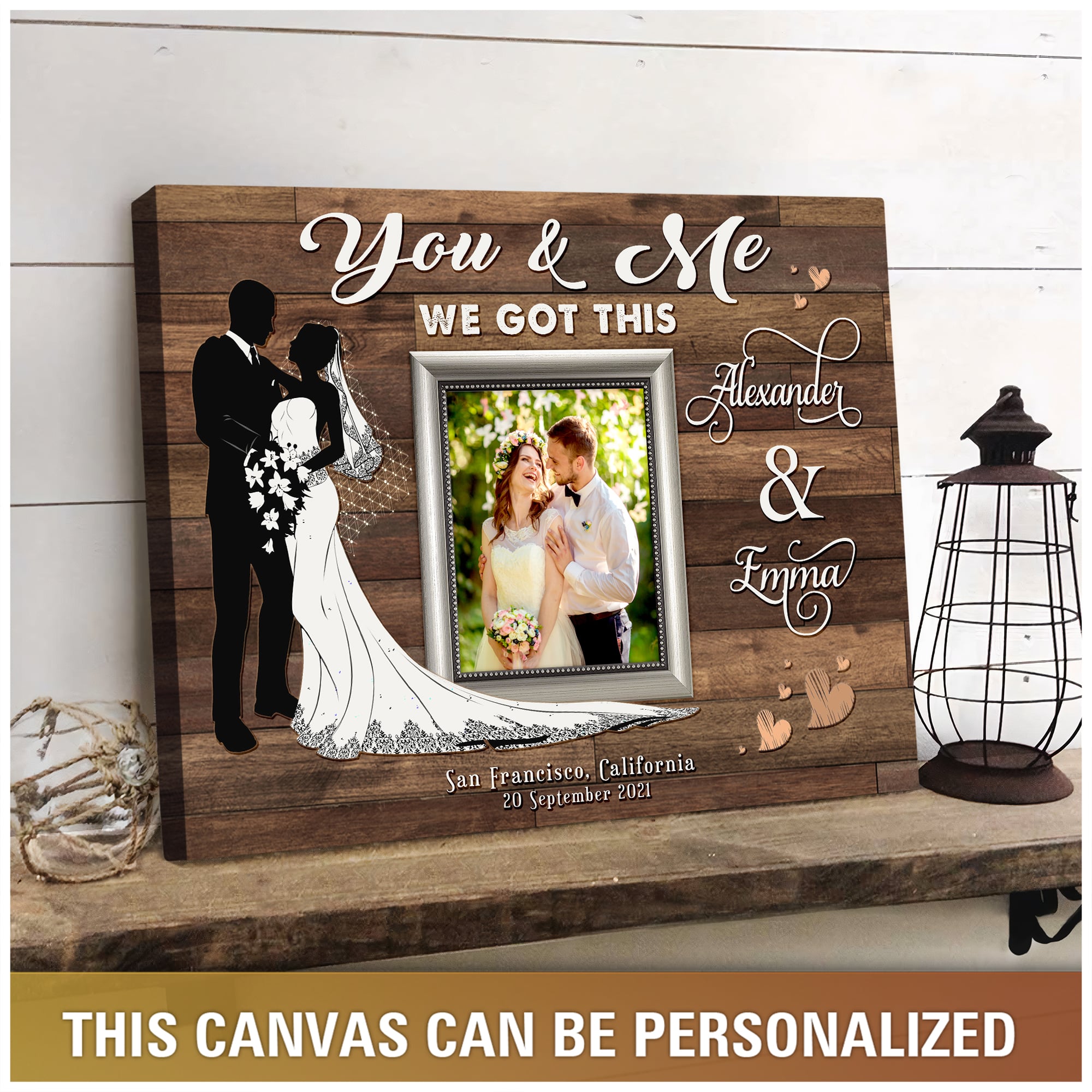 Custom Wedding Gifts for Newlyweds Marriage Recipe Canvas Print - Oh Canvas