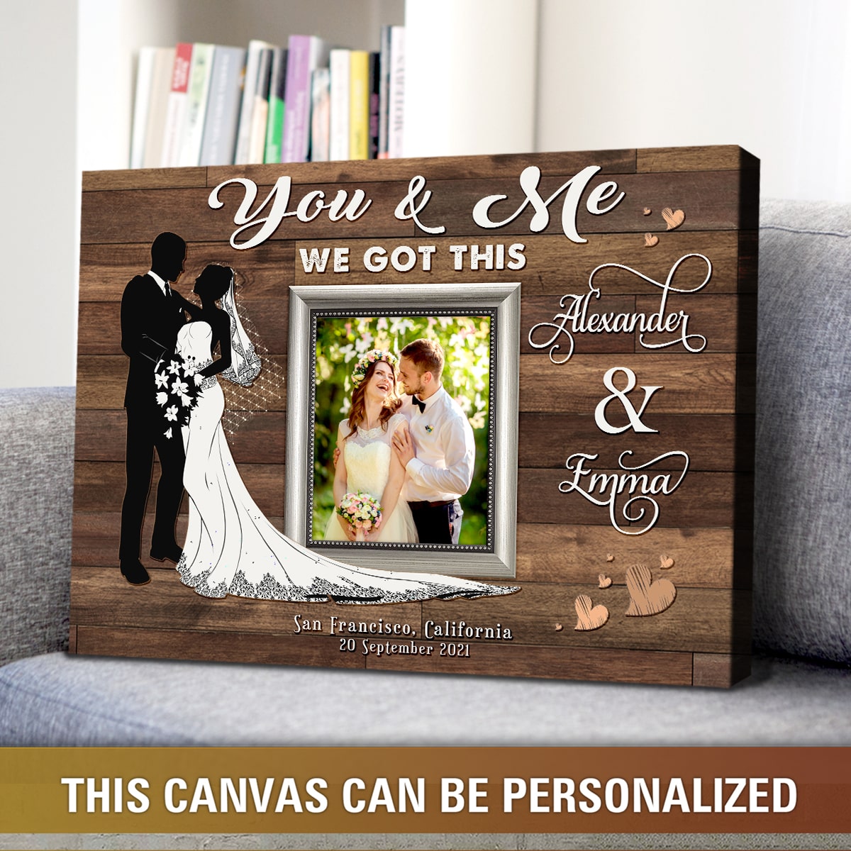 Personalized Wedding Gifts for Couples @110 with Free Shipping