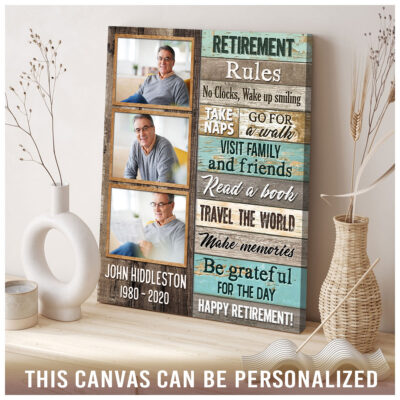 personalized dad canvas print