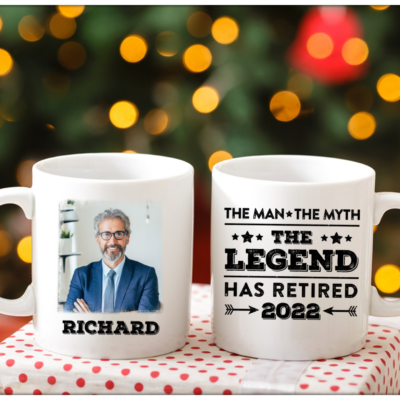 customized retirement gift for men coffee mug