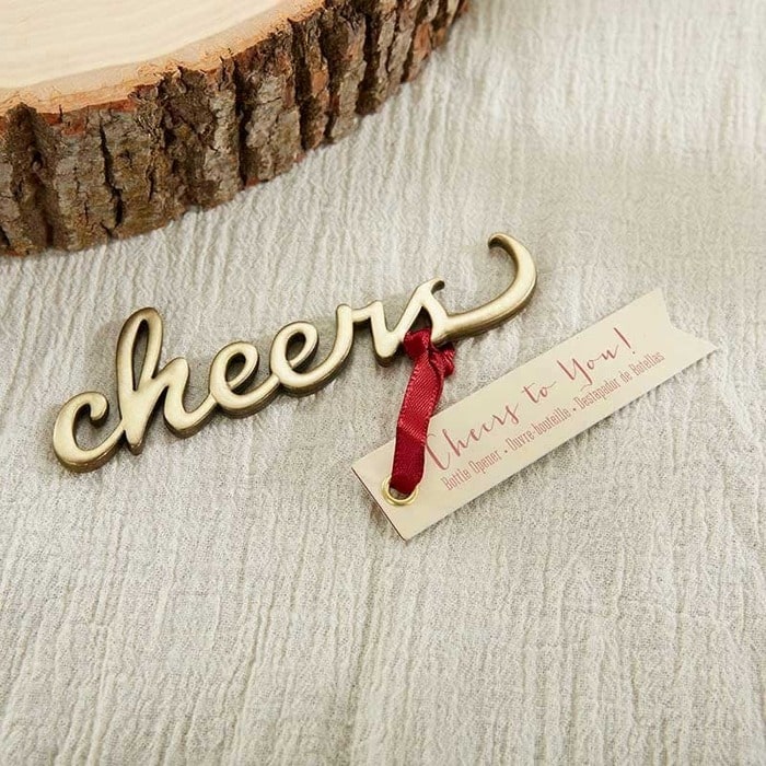 Cheers bottle opener: unique personalized gifts for bachelorette party