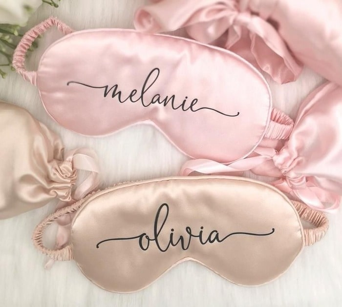 Sleep Masks: Thoughtful Custom Bachelorette Party Favors