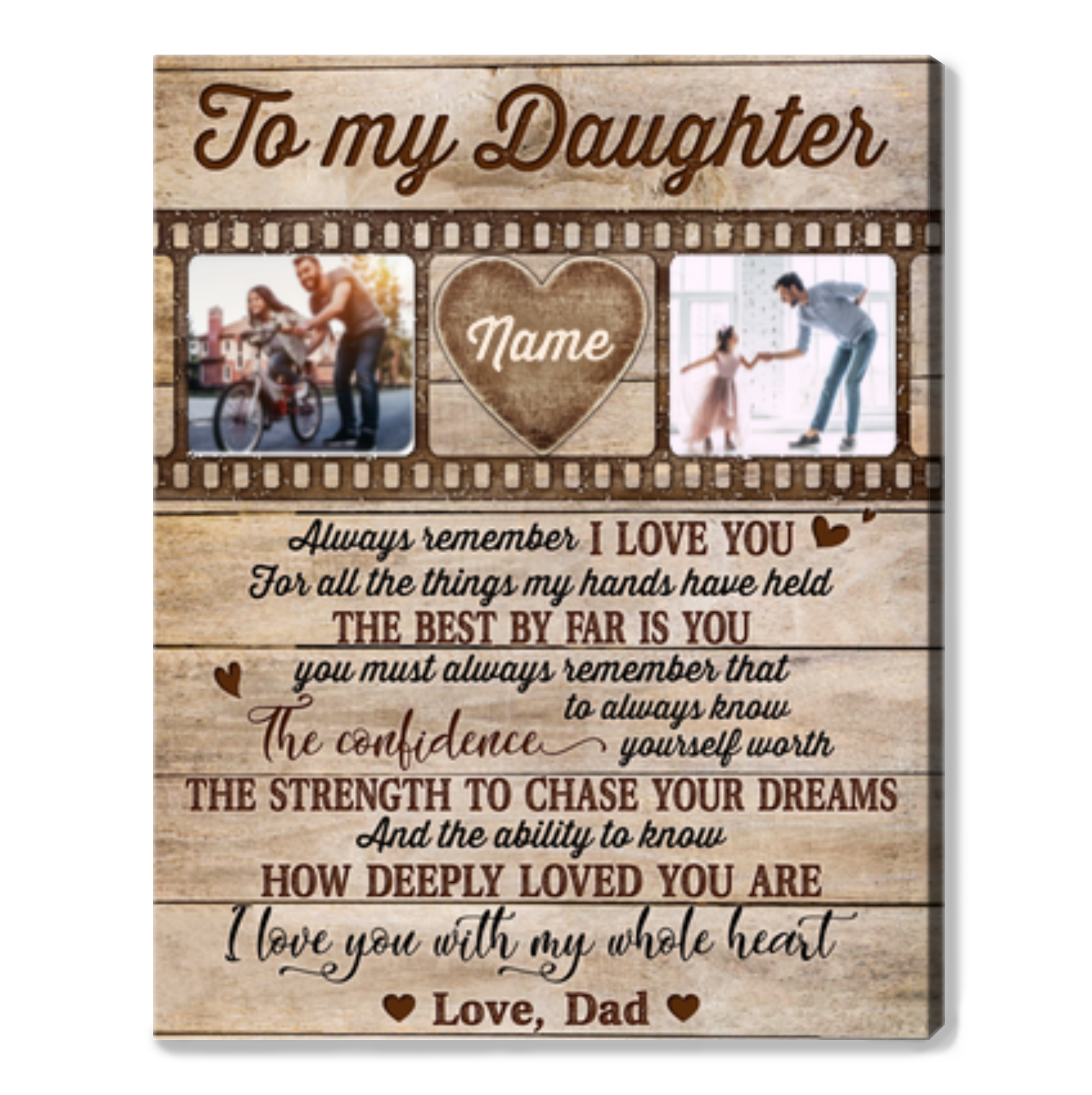 customized daughter gift