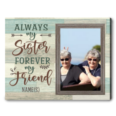 gift idea for sister birthday gift personalized sibling family portrait 01