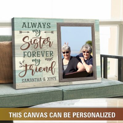 gift idea for sister birthday gift personalized sibling family portrait 02